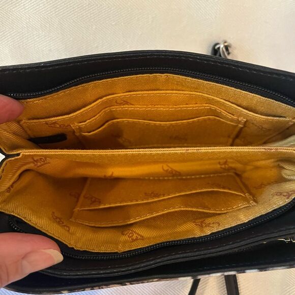 Rare 🔥 ICON Los Angeles‎ Snow Leopard designer leather crossbody bag, NWOT. - Picture 6 of 14